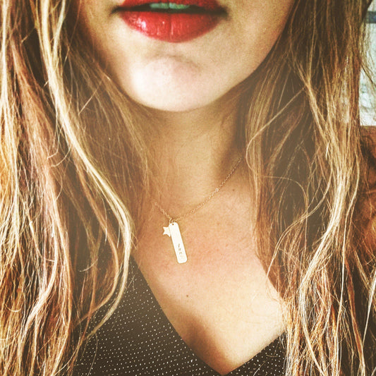 ster en tag ketting - sieraden by lux & luz