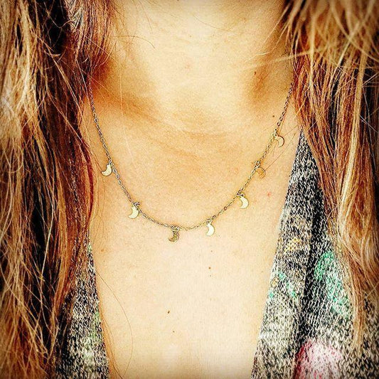 boho maan ketting - shop je unieke sieraden online in de shop van lux & luz