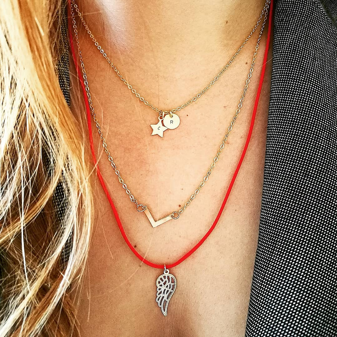 initialen ketting - gepersonaliseerde ketting met letters