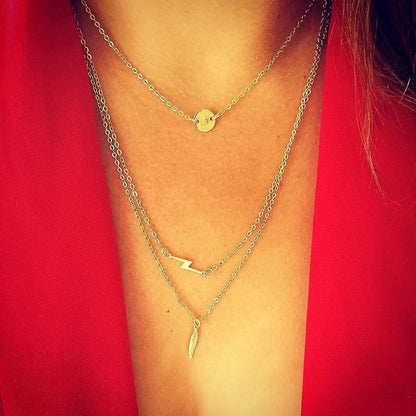 initiaal ketting - sieraden lux & luz