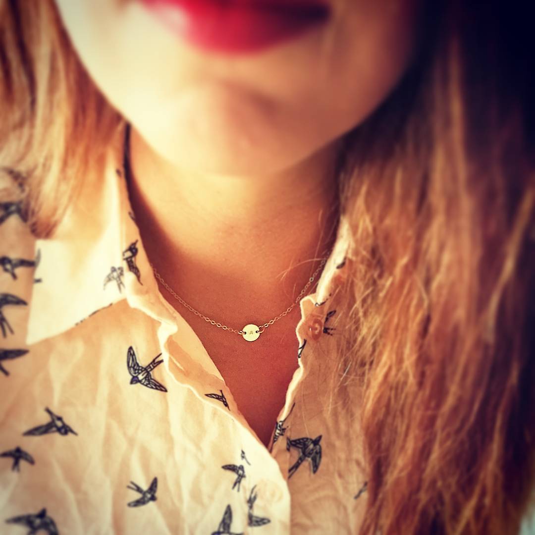 initiaal ketting - sieraden lux & luz