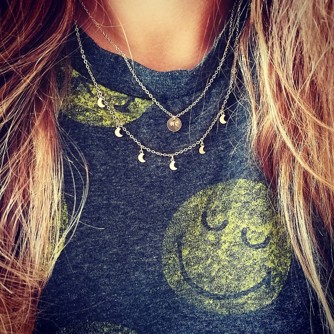 ketting met 2 initialen