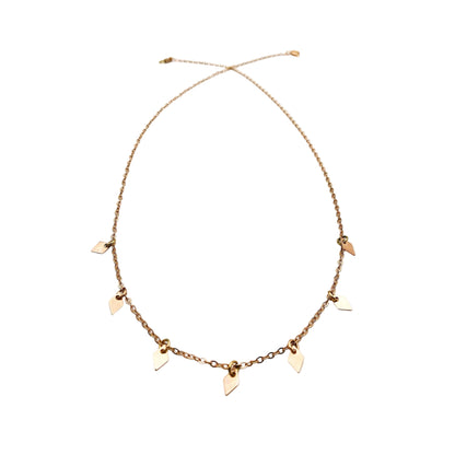 diamant vorm ketting - uniek design lux & luz