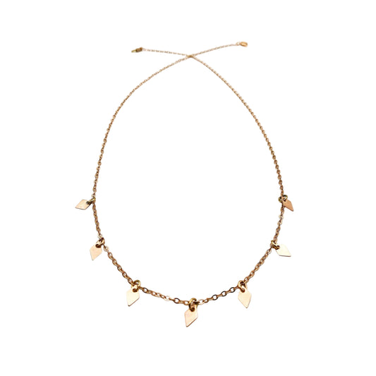 diamant vorm ketting - uniek design lux & luz