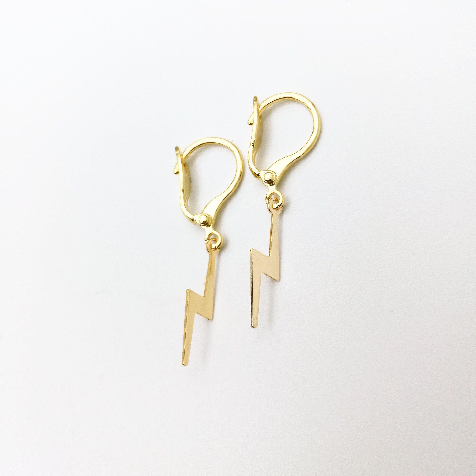 oorbellen met bliksem - lux & luz