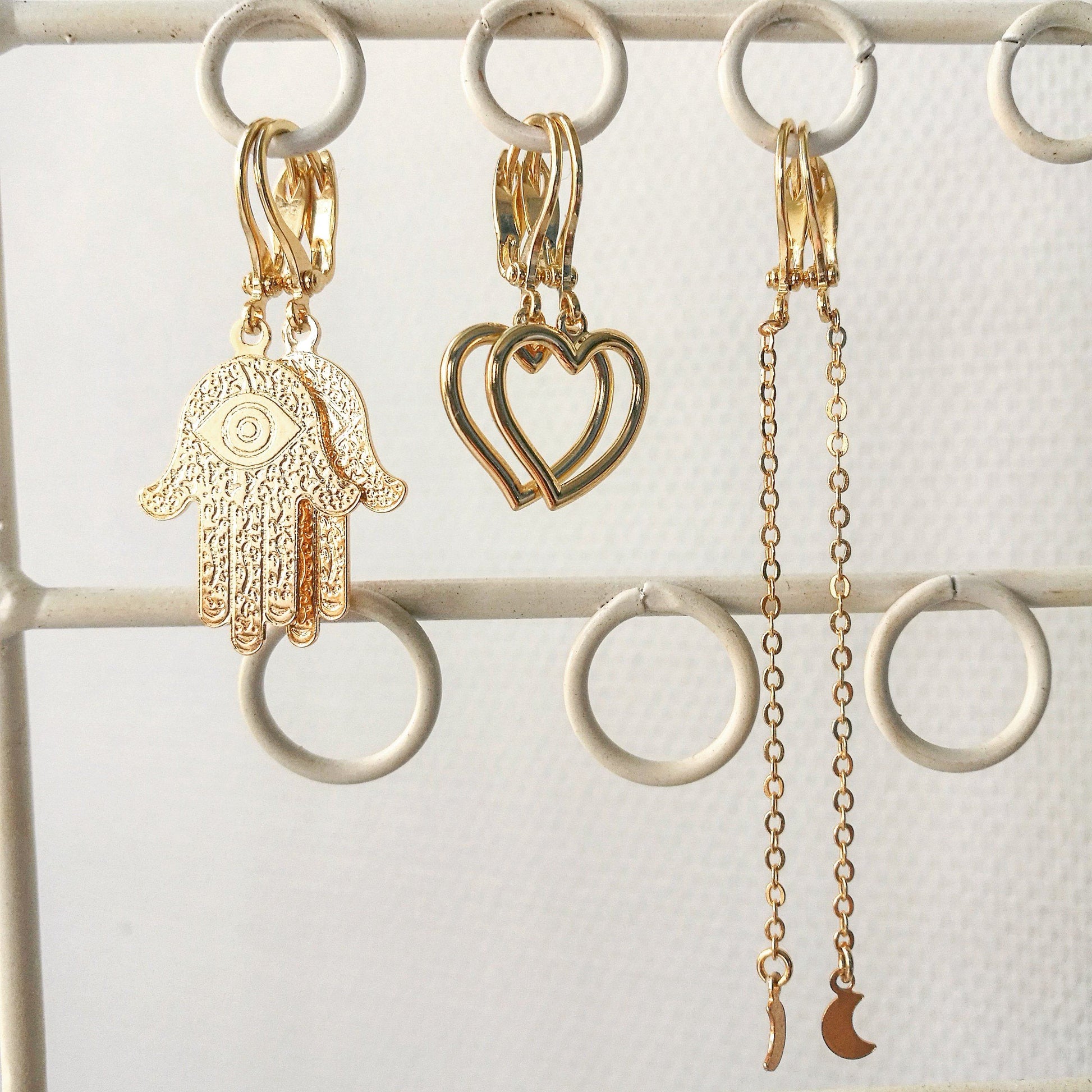 hamsa hand oorbellen