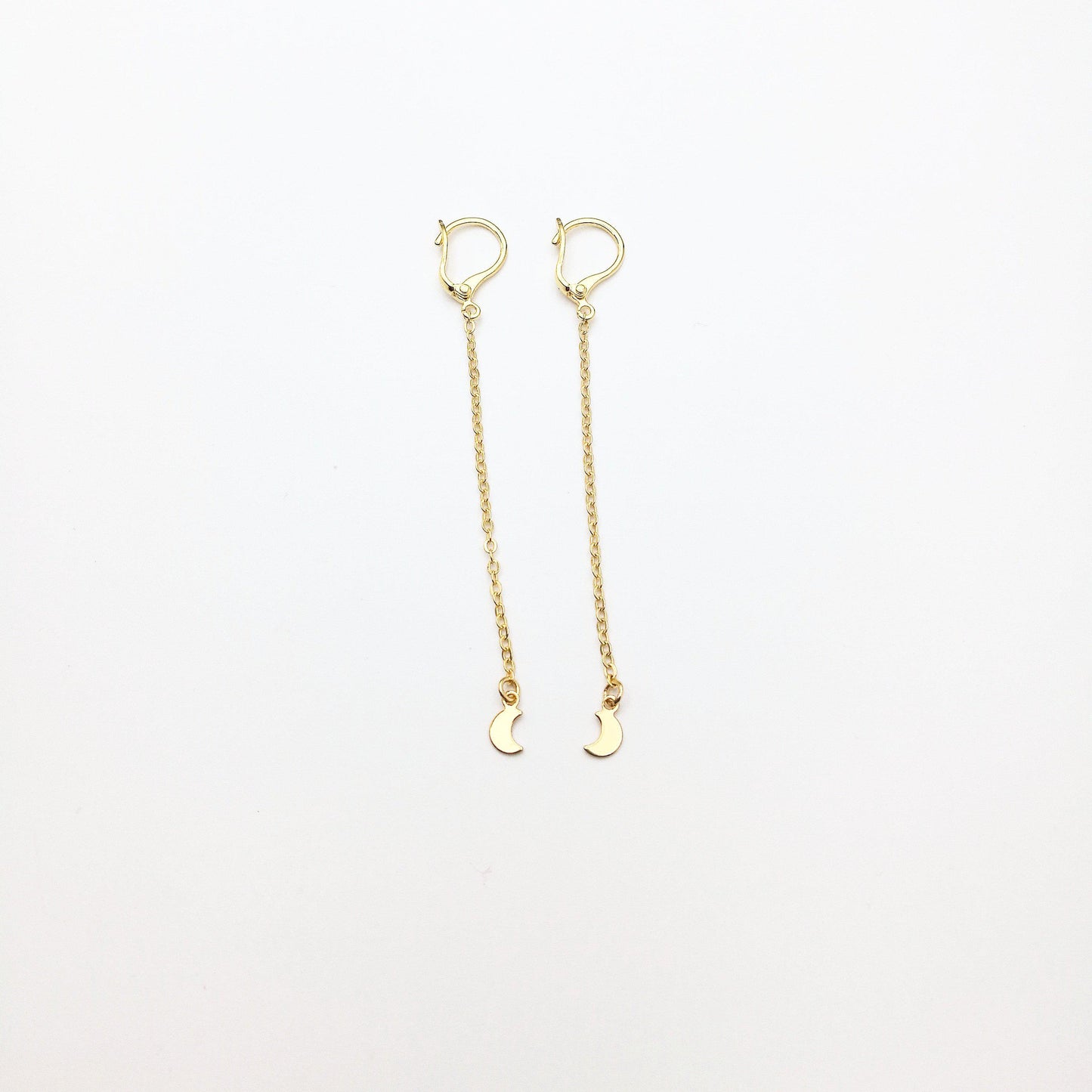 oorbellen met hangende maan