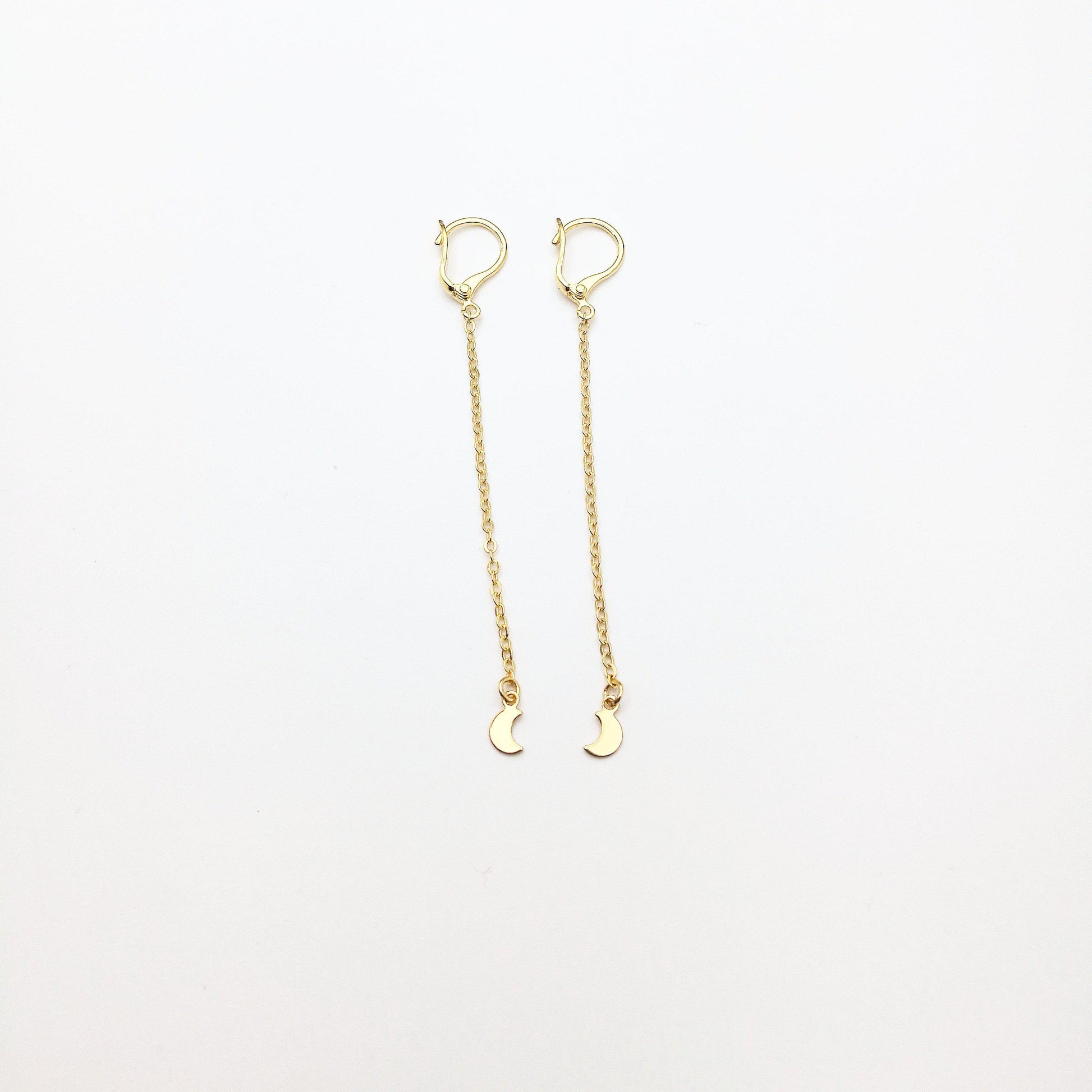 oorbellen met hangende maan