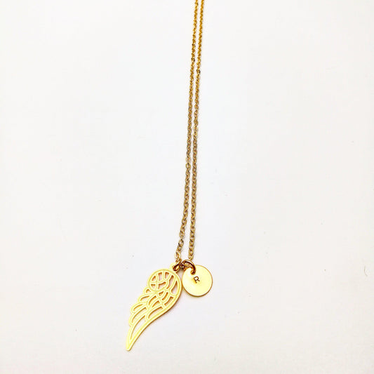 vleugel en initiaal ketting