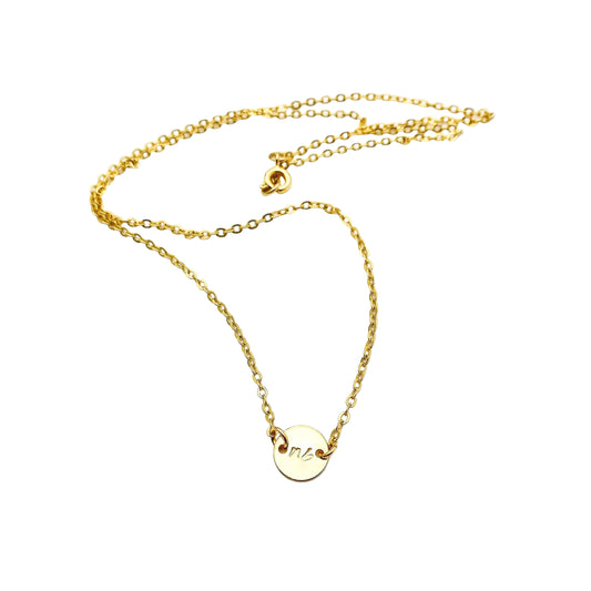 initials ketting - initialen ketting - ketting met initialen - creeer online jouw unieke gepersonaliseerde ketting bij lux & luz - your jewelry