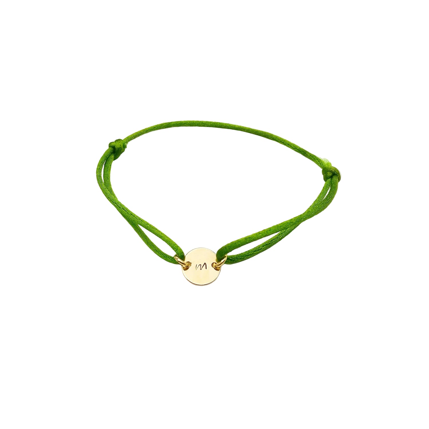 Uniek gepersonaliseerde initiaal armband goud, gold filled kwaliteit uit ons Nederlands atelier — lux & luz