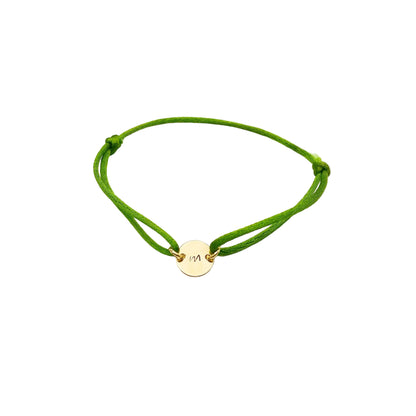 Uniek gepersonaliseerde initiaal armband goud, gold filled kwaliteit uit ons Nederlands atelier — lux & luz