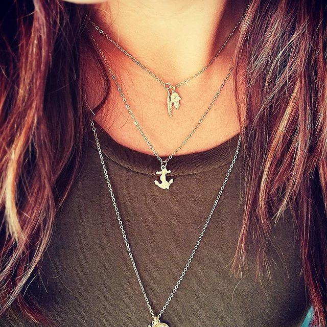 anker ketting - halsketting van goud met mooie details - hanger anker - creëer je eigen gepersonaliseerde sieraden - lux & luz