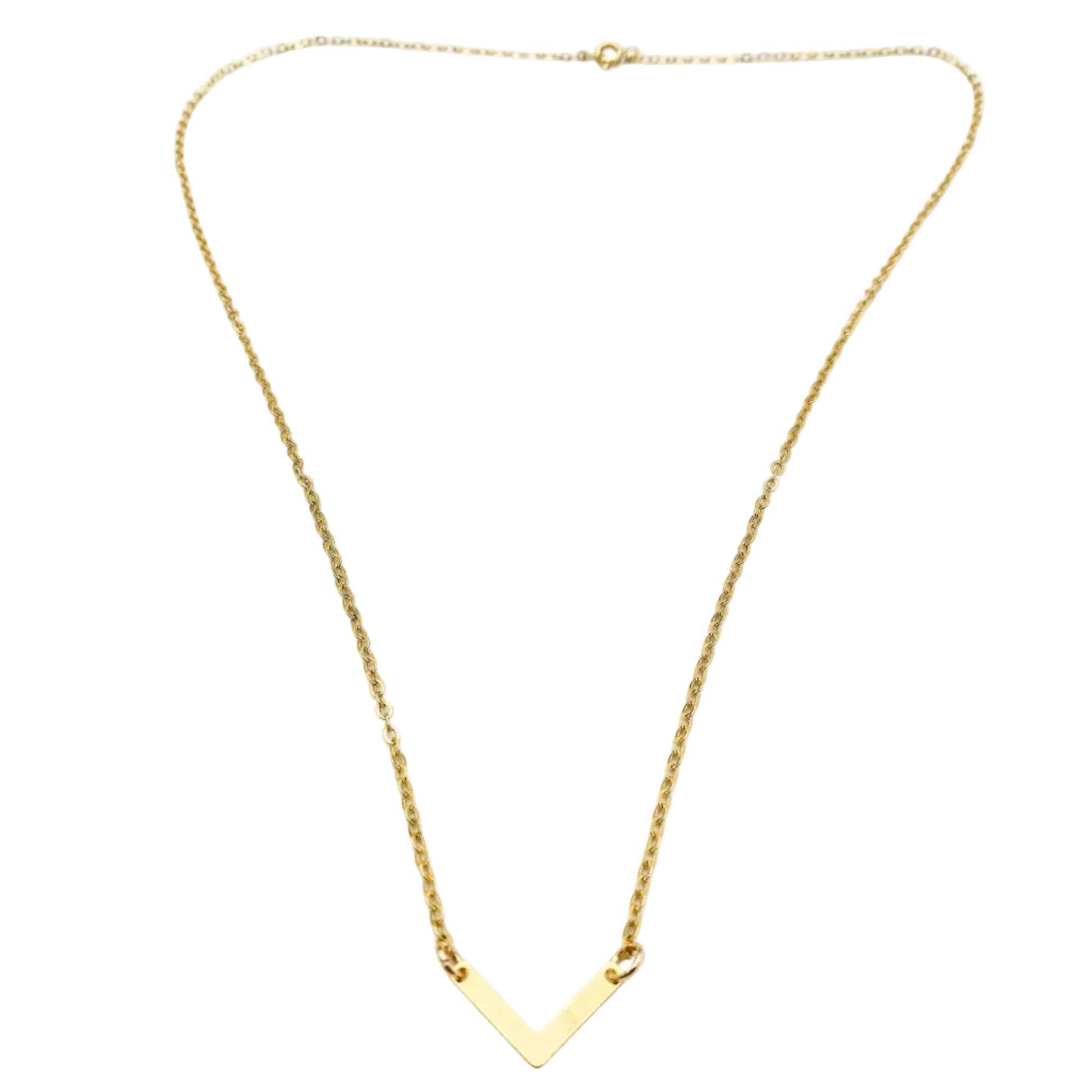 chevron ketting - gouden chevron ketting - unieke kettingen en meer sieraden shop je online bij lux & luz