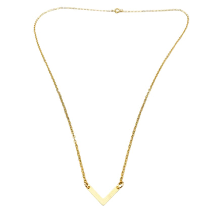 chevron ketting - gouden chevron ketting - unieke kettingen en meer sieraden shop je online bij lux & luz