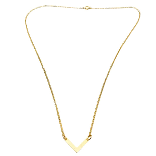 chevron ketting - gouden chevron ketting - unieke kettingen en meer sieraden shop je online bij lux & luz