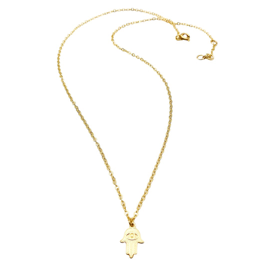 boho hamsa hand ketting goud - unieke sieraden shoppen en sieraden personaliseren - lux & luz