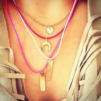 ketting met hoefijzer - hoefijzer hanger - unieke sieraden - shop online lux & luz