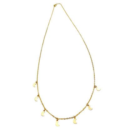 boho maan dromenvanger ketting - uniek design van lux & luz - shop unieke sieraden