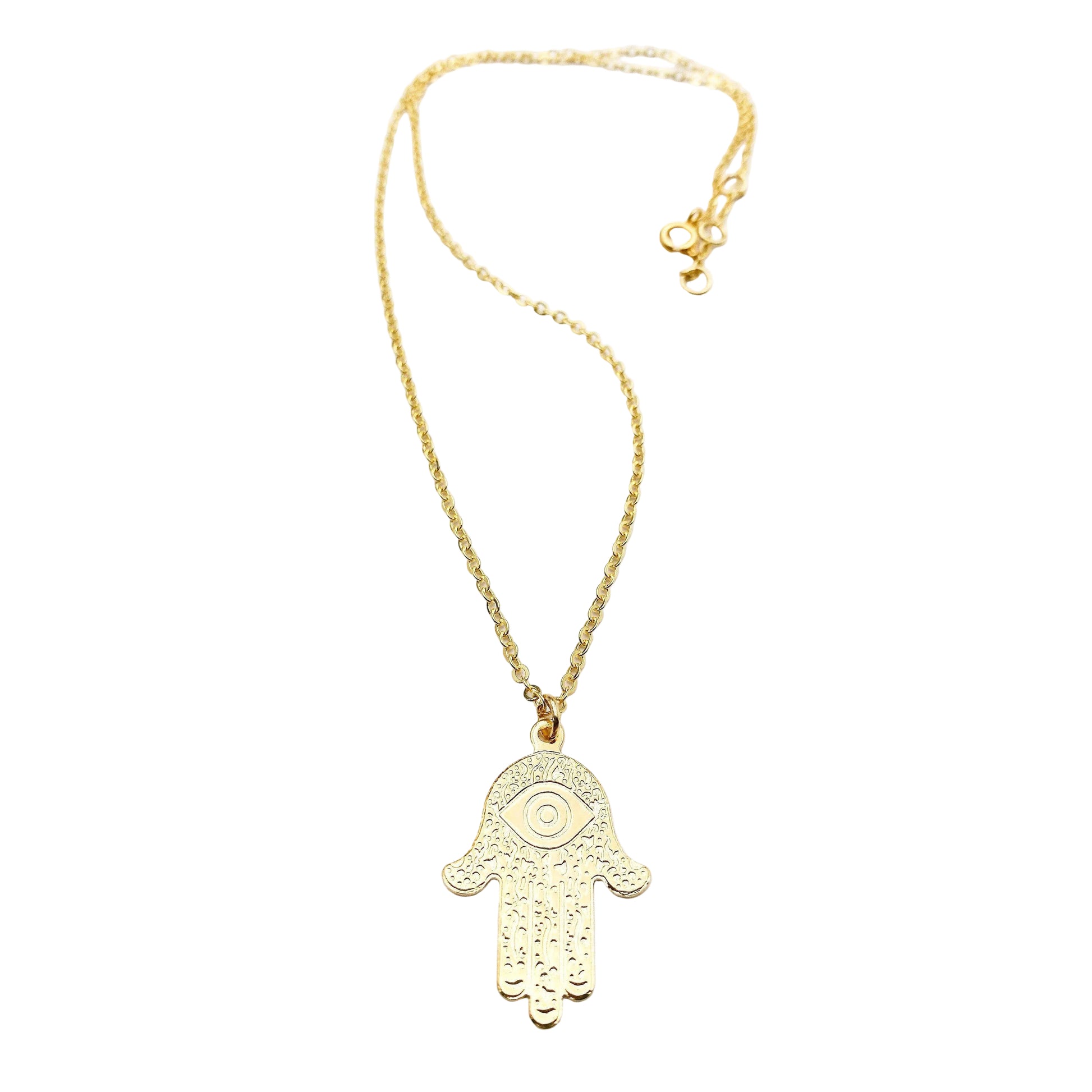 hamsa hand ketting - sieraden van lux & luz - shop online