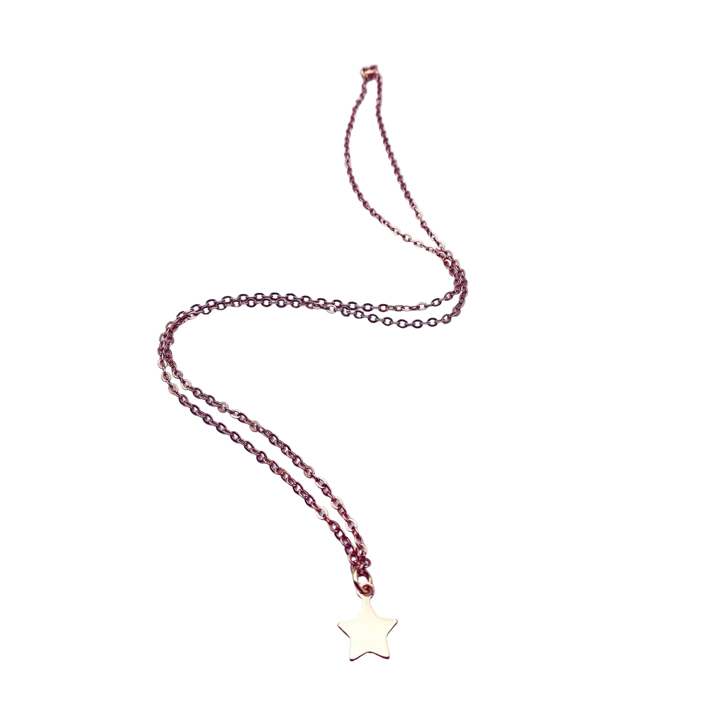 ster ketting - ketting met hangertje van sterretje - koop online unieke sieraden - lux  luz - your jewelry